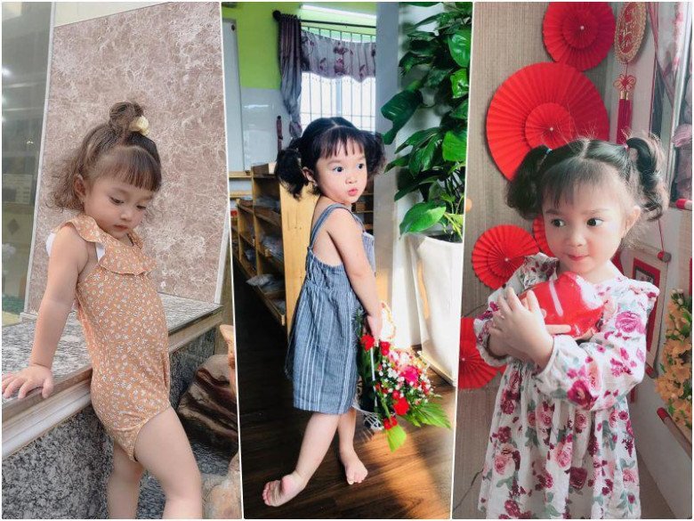 Con gái Lê Dương Bảo Lâm 4 tuổi ra dáng thiếu nữ, tạo dáng như mẫu nhí chuyên nghiệp - 9