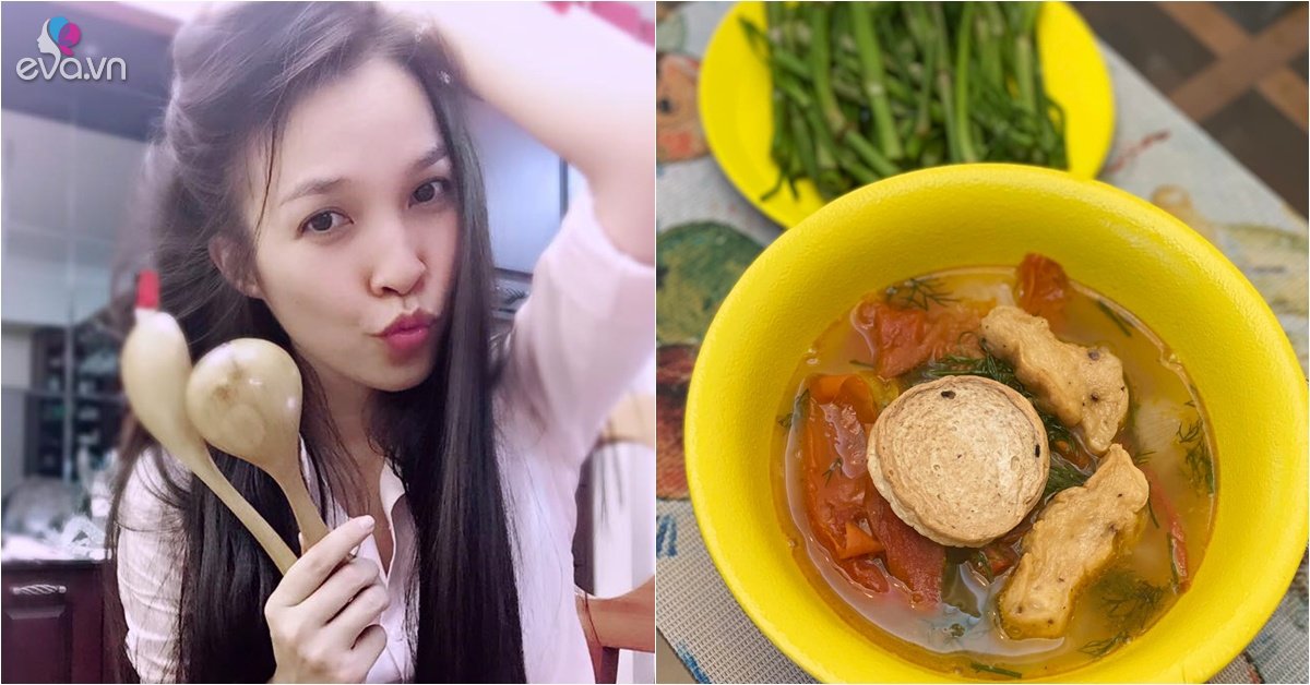 Hien Thuc praises himself for being good at cooking vermicelli, but netizens can’t find vermicelli