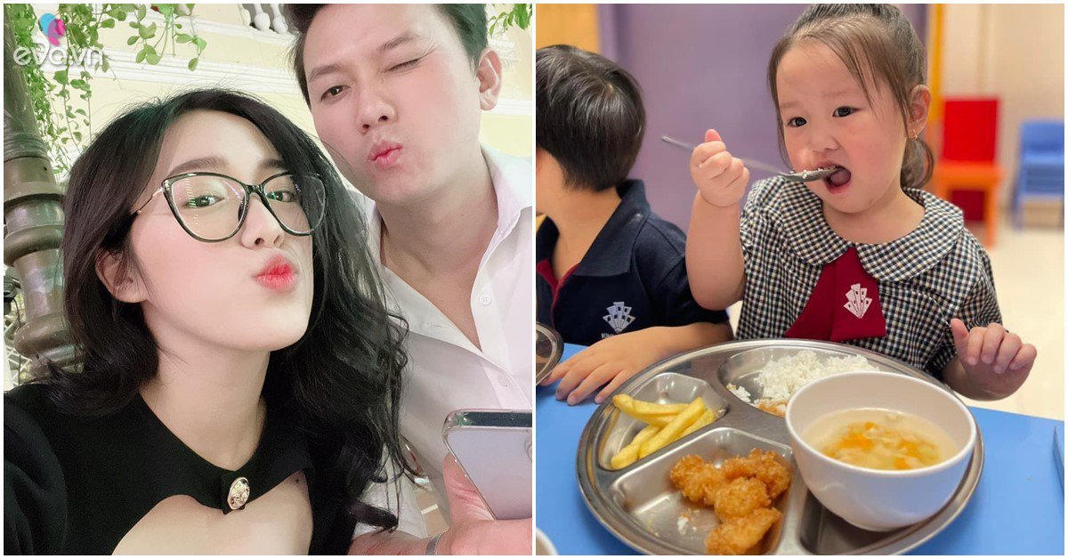 Quach Ngoc Tuyen sent her children to an international kindergarten with a terrible tuition fee, and the meal looked good too