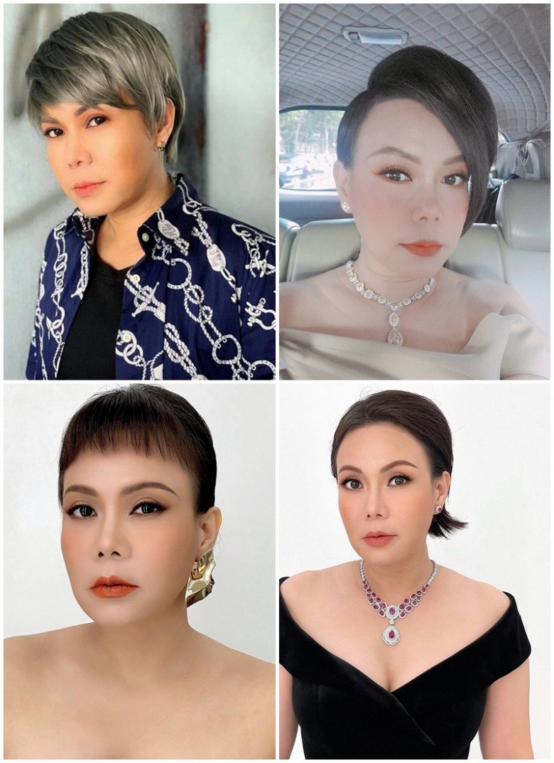 As a chameleon that changes long and short hair styles, Viet Huong is now amp;#34;playing greatamp;#34;  shaved is still praised - 11