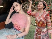 Thời trang - "Lột" hàng hiệu, Hương Giang hoá gái dân tộc, ai nhìn cũng muốn... bắt vợ