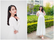 Bà bầu - Chưa lấy chồng đã đăng ảnh bầu lớn, diễn viên đẹp nhất nhì VTV khiến ai nấy đều tò mò