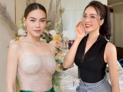 Làm đẹp - Đụng độ phải Hoa khôi nhà Đài Thụy Vân, Hồ Ngọc Hà hiếm hoi phải "làm nền" khi đọ sắc