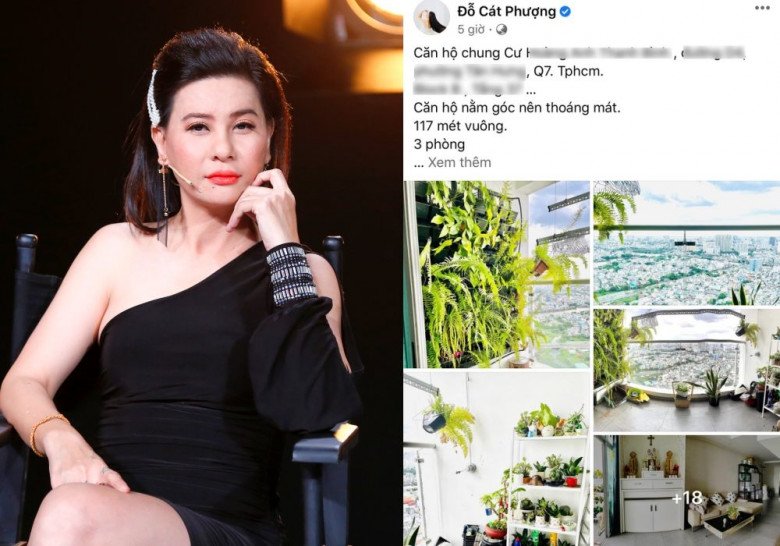 Cát Phượng đăng bài viết rao bán nhà, nhiều ảnh chụp thấy giống căn hộ từng được Kiều Minh Tuấn mua tặng.