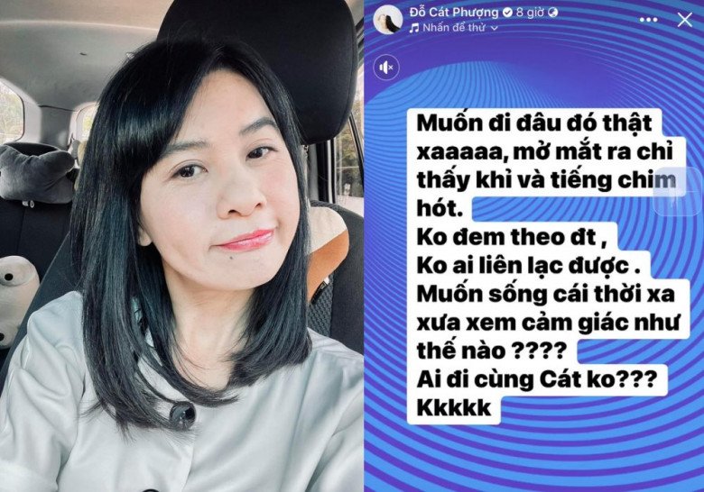 Những chia sẻ gần đây của Cát Phượng được nhiều người chú ý.