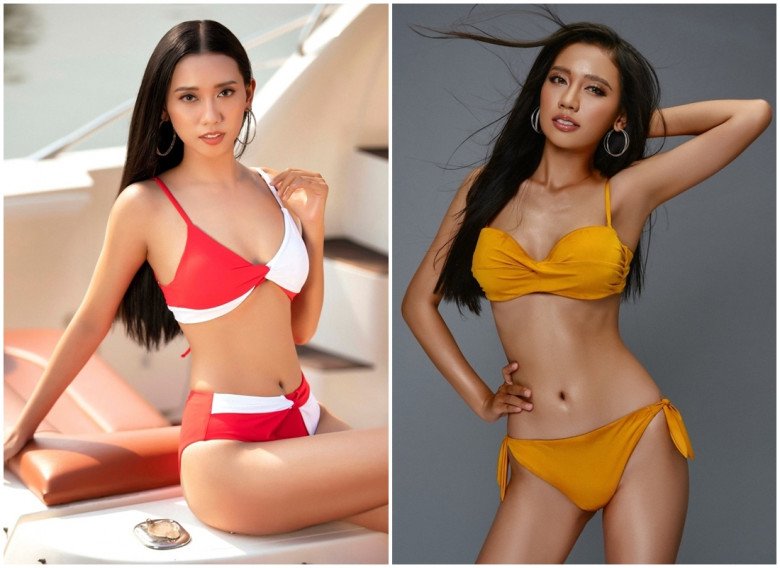 The contestants amp;#34;extremely good amp;#34;  of Miss World Vietnam: Her waist is smaller than Ngoc Trinh, she is 1m85 - 7 . tall