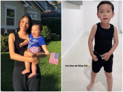 Làm mẹ - Phạm Hương âm thầm sinh con trai ở Mỹ, cậu bé phát âm tiếng Việt siêu chuẩn