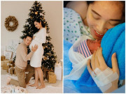 Bà bầu - Vợ Á hậu của Shark Hưng lần đầu khoe ảnh đi đẻ cặp song sinh, U40 mà như gái đôi mươi