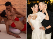 Bà bầu - Phương Trinh Jolie cùng chồng trẻ quấn quýt trên du thuyền, khoe dáng khiến dân tình quên đã sinh nở