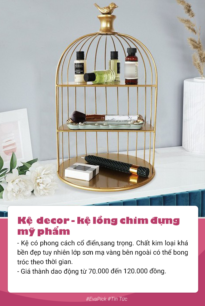 5 chiếc kệ đựng mỹ phẩm giá từ vài chục nghìn đến dưới 500.000 đồng hấp dẫn phái đẹp - 3