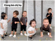 Làm mẹ - Con Hồ Ngọc Hà thân thiết với bé gái lai Tây xinh xắn, Lisa bắt chuyện, Leon tấu hài