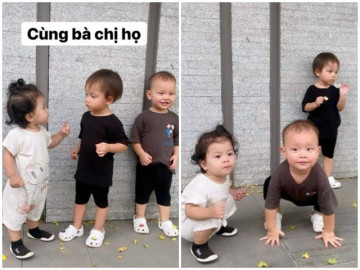 Lisa - Leon thân thiết với bé gái lai Tây