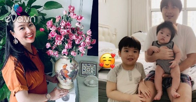 Posting a picture of her husband and children, DV The old girl has many tricks and is instigated by netizens to do one thing