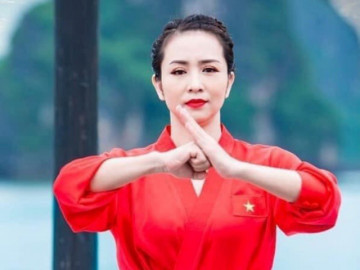 “Cô gái vàng Whusu” Thúy Hiền hát cổ vũ SEA Games 31