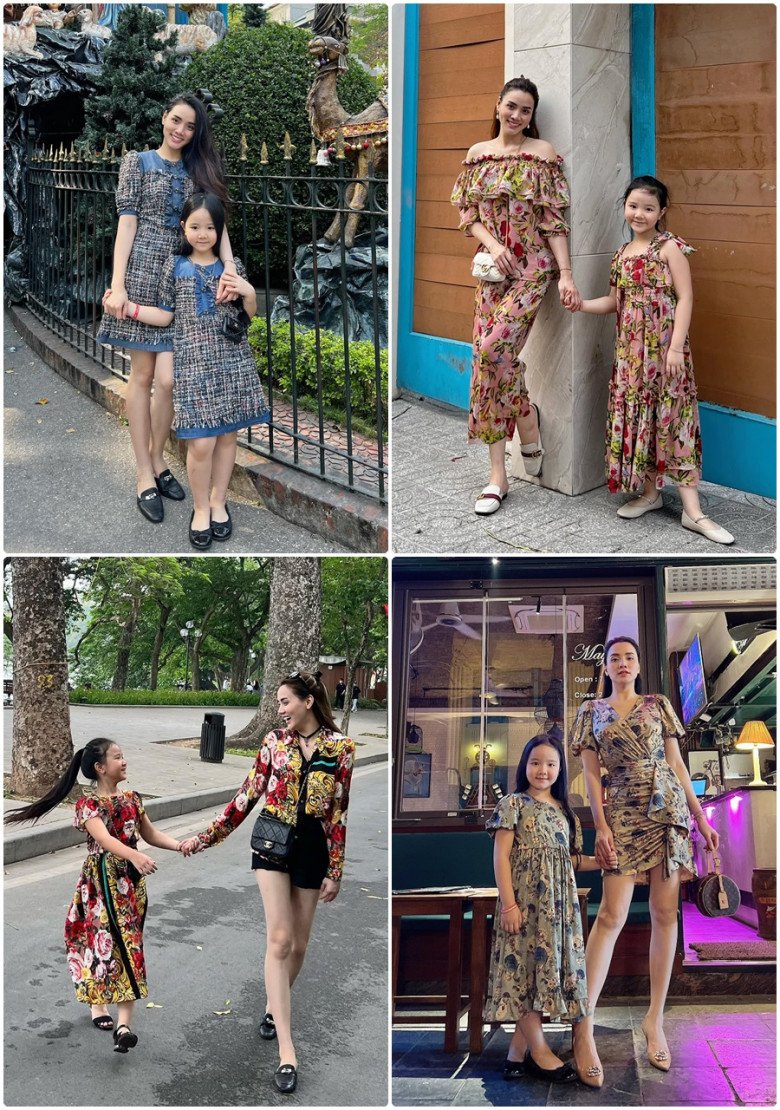 Marrying a rich man, Trang Nhung has a beautiful daughter like her mother, she does not regret buying branded goods for her children - 7