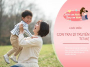 Làm mẹ - 4 đặc điểm ngoại hình con trai được thừa hưởng từ mẹ, xem ngay con có bao nhiêu