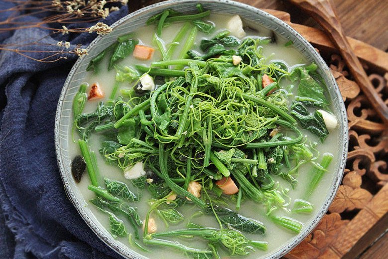 The top of chayote is not only for stir-frying, making soup like this many people regret knowing it's too late - 9