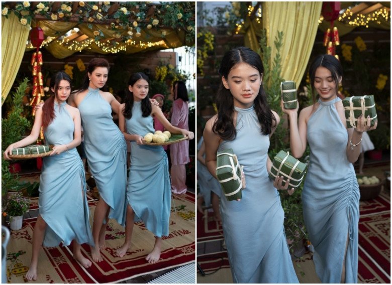 There are 4 princesses in the house, supermodel Vu Thu Phuong takes care of her clothes: Common children, stepchildren are still in sync!  - 7