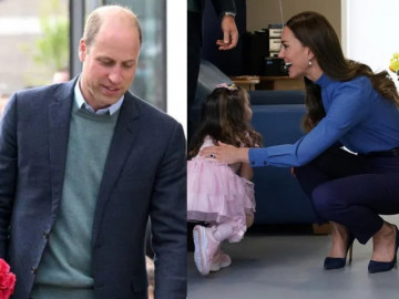 Ngôi sao 24/7: Thấy vợ đắm đuối với trẻ con, Hoàng tử William hốt hoảng, dân mạng phì cười
