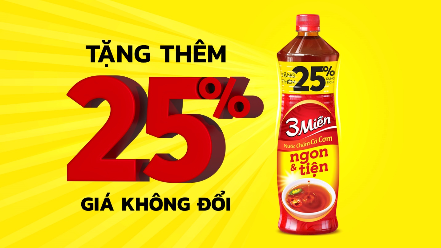 Giving away 25% more capacity, 3 Mien anchovy sauce is delicious and convenient to help you cook many dishes - 1