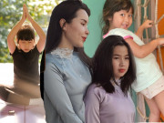 Làm đẹp - Vóc dáng ngày càng thăng hạng, Lưu Hương Giang giờ động viên 2 con gái yoga và gym từ bé