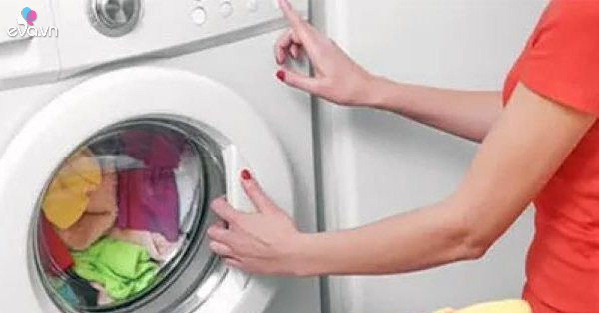 Tips for using a washing machine to release gas, without worrying about wasting electricity and water in the summer