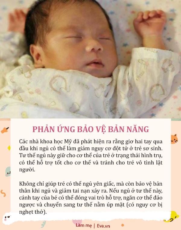 Sự thật thú vị trẻ sơ sinh ngủ tư thế “giơ tay đầu hàngamp;#34;, không phải ai cũng biết - 3