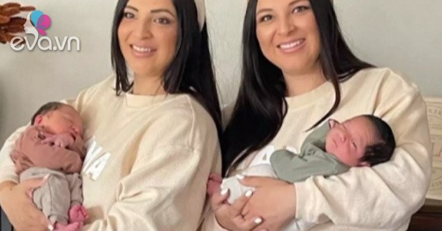 Twin sisters giving birth on the same day, seeing the two babies born is even more surprising