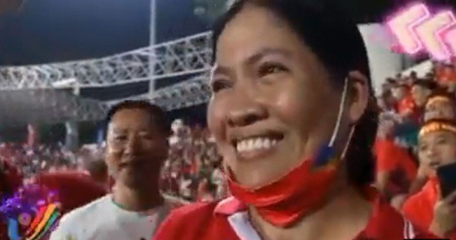 Portrait of the female giant Hai Phong announced to award hundreds of millions of dollars to the Vietnamese football team if they won the SEA Games 31 - 1