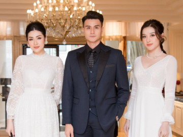 Vĩnh Thuỵ khoe vẻ nam thần khó cưỡng bên 2 nàng tiên nữ Tú Anh, Huyền My