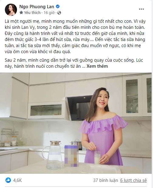 Hoa hậu gia thế khủng nhất Việt Nam từng đau muốn vỡ ngực, vừa ôm con vừa khóc sau sinh - 3