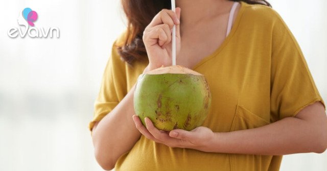 From what month is it best for pregnant women to drink coconut water?