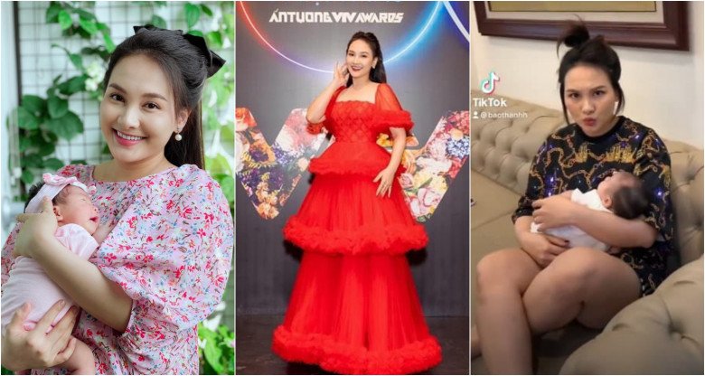 Regaining her pearl shape after giving birth, Bao Thanh maintains her fashion style and continues to be a beautiful office goddess - 1