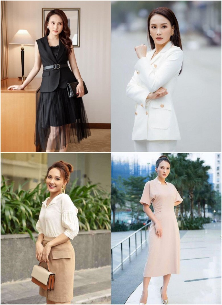 Regaining her pearl shape after giving birth, Bao Thanh maintains her fashion style, continues to be a beautiful office goddess - 6