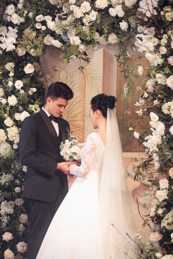Xôn xao hình ảnh Vĩnh Thụy làm đám cưới với Phương Oanh, hôn cô đắm đuối - 4