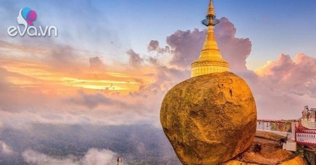 Strangely, the giant golden stone in Myanmar lies on the cliff for centuries without falling