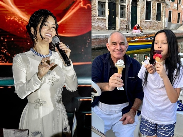 Con gái lai của diva Hồng Nhung trổ mã siêu xinh đẹp, được gặp nhân vật nổi tiếng gấp 100 lần mẹ