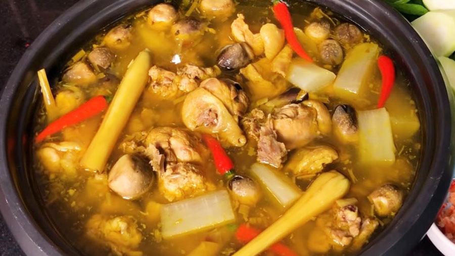 Cách nấu lẩu gà ngon cả nhà vừa ăn vừa xuýt xoa sướng miệng - 11