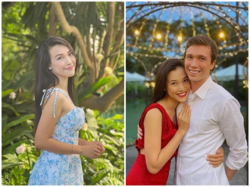 Sau ly hôn, Á hậu Hoàng Oanh đăng ảnh, chồng cũ vào khen nức nở