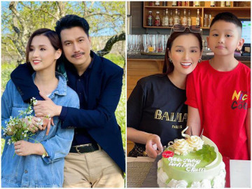 Vợ mới Việt Anh là đại gia nhà 60 tỷ, bán kim cương nuôi con, cậu bé cao vượt trội