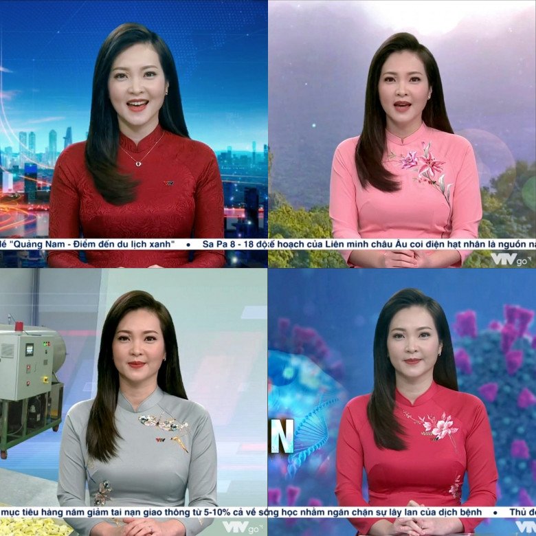 Following in the footsteps of MC Hoai Anh, Phuong Thao is a VTV beauty who makes a special impression with ao dai - 5