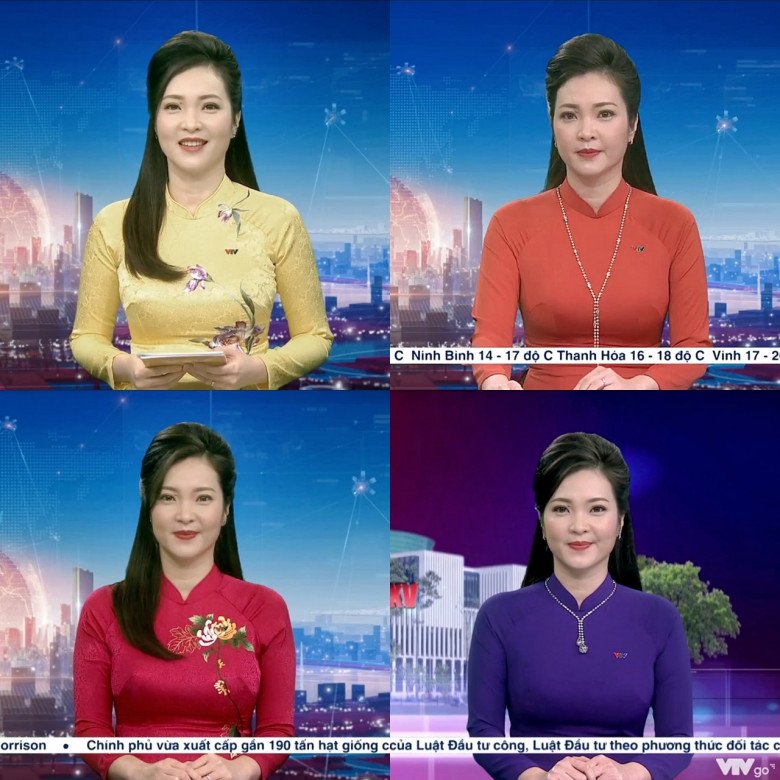Following in the footsteps of MC Hoai Anh, Phuong Thao is a VTV beauty who makes a special impression with ao dai - 6