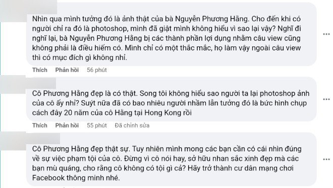  Cư dân mạng bày tỏ quan điểm. (Ảnh chụp màn hình)