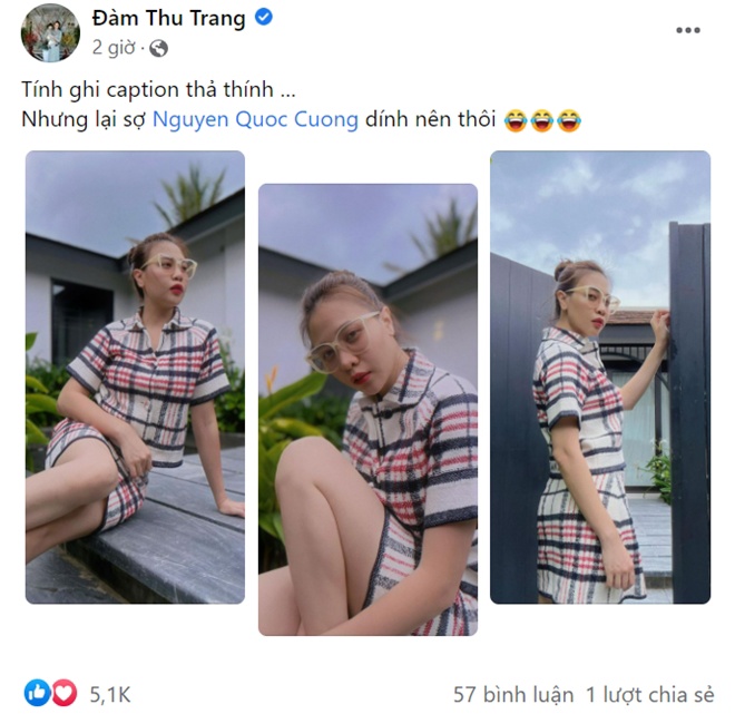 Despite having a husband and children, Dam Thu Trang still posted a photo amp;#34;dropped hearingamp;#34;, suddenly criticized for being worse than Ho Ngoc Ha - 1
