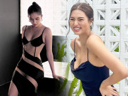 Thời trang - Diện váy "lắt léo", Ngọc Trinh khoe đường cong gợn sóng, nhìn sang Hoa hậu 71kg khó thốt nên lời 