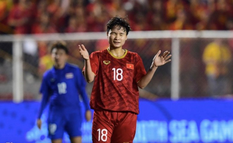 The female player who won the 31st Sea Games gold cup is likened to Quang Hai's sister, the angle looks more like - 9