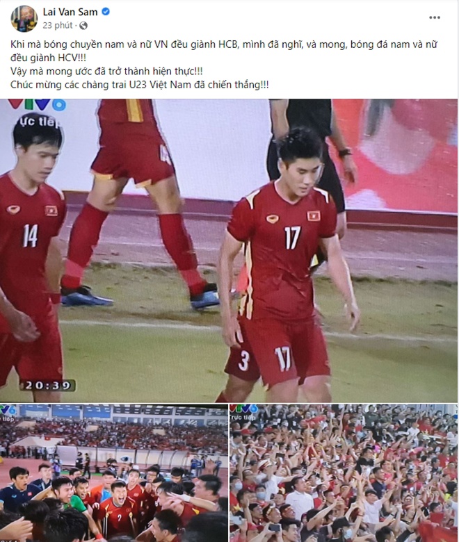 U23 VN won the 31st SEA Games: Ho Quang Hieu had a memory problem, Truong Giang - Nha Phuong was super amp;#34;nhanhamp;#34;  - first