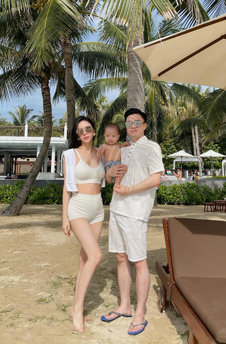 Wearing a bikini showing off her 4-month pregnancy, amp;#34;the lover of President Son Tungamp;#34;  misunderstood amp;#34;just finished giving birth, belly has not returned  - 14