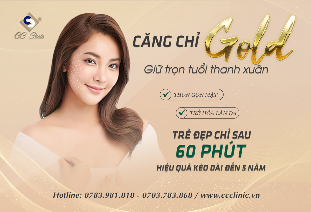 Trẻ hóa với căng da bằng chỉ vàng gold thế hệ mới - 1