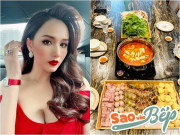 Bếp Eva - "Nữ đại gia nhà 60 tỷ" làm lẩu thái, Xuân Hinh lại khoe 2 món nhậu ruột cổ vũ Việt Nam chiến thắng